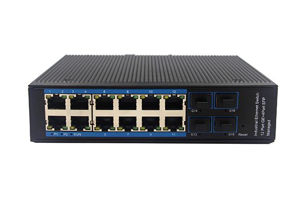 千兆4光12电管理型工业交换机