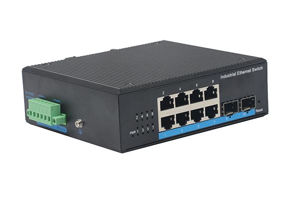 千兆2光8电WEB管理工业交换机